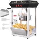 Máquina de pipocas VEVOR 850 W 240 mL, lote de 48 xícaras com vidro temperado