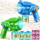 Máquina de pistola Bubble Nicmore 4-8 anos com 2 garrafas de 160 ml