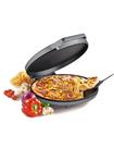 Máquina de pizza com grelha elétrica Betty Crocker 12 polegadas prateada