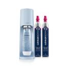 Máquina de refrigerantes SodaStream Terra com 2 cilindros de CO₂ 60L, garrafa de 1L