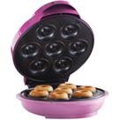 Máquina de rosquinhas Brentwood Mini antiaderente 750W rosa