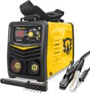 Maquina De Solda Inversora Eletrica Portátil Mma Eletrodo Cor Amarelo Frequência 50hz 60hz 220v The Black Tools
