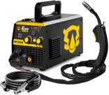 Máquina de Solda Inversora MIG sem Gás 130A 220V Painel Digital Tecnologia IGBT The Black Tools