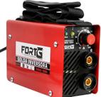 Máquina de solda inversora mma 100a 220v fortg c/ acessórios