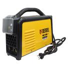 Maquina de solda inverter mma-150, bivolt 110v / 220v, 150 amperes// denzel