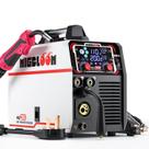 Máquina de solda MIGBLOOM 200A Mig 110V/220V 6 em 1 Gás Mig/Gasless Flux Core/Stick/Lift Tig/Spool Gun/Máquina de solda Syn Mig Soldadores inversores IGBT multiprocessuais