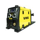 Máquina de Solda Multiprocesso Sinérgica WK MIG 210A 220V Com e Sem Gás Suporte Arame 18kg Pró Euro