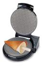 Máquina de sorvete Chef's Choice Waffle Cone Express Silver