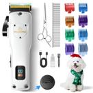 Máquina de Tosa para Cães FuzzyFix Recarregável com Lâmina Cerâmica e Baixo Ruído