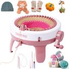 Máquina de Tricô BZVV Sentro 40 Agulhas Kit Rosa