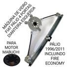 Maquina de Vidro Elétrico Dianteiro Esquerdo para Fiat Palio