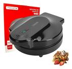 Máquina de Waffles 1000W 127V Tomate MAZ-112A - Waffles Crocantes e Rápidos