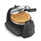 Máquina de waffles Hamilton Beach Belgian Durathon, antiaderente, preta