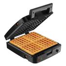 Máquina de waffles KRUPS 4 fatias de aço inoxidável 1200W 5 níveis