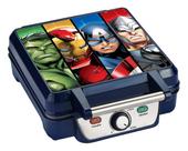 Máquina de waffles Marvel MVA-281 Blue faz 4 waffles com ícones