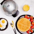 Máquina de waffles Uncanny Brands Star Wars Halo Death Star Máquina de waffles Uncanny Brands Star Wars Halo Death Star