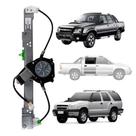 Maquina do vidro eletrico com motor s10 gi 1995 a 2011 blazer 1996 a 2011 4 portas traseiro esquerdo