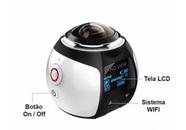 Máquina E Filmadora Em 360 - 3d Em Alta Definição Full Hd