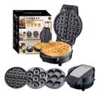 Máquina Elétrica Multifunção 3 em 1 Donuts Waffle e Pão 110V