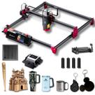 Máquina Gravadora e Corte a Laser Completa CNC DIY MK2 10W 400x400mm Suporte e Treinamento Gratuito