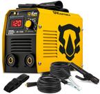 Máquina Inversora De Solda Portatil Mma Eletrodo Mi150d 120a The Black Tools