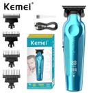 Máquina Kemei 264 Recarregável Display Digital Corte Preciso Barba presente