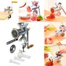 Maquina Manual Picar Moer Multiuso Carne Frango N10 + Modelador Biscoito + 3 funil embutido linguiça