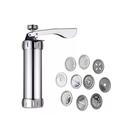 Máquina Modeladora P/ Fazer Biscoitos Aço Inox 10 Formas Cookies