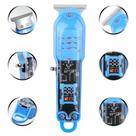 Máquina Para Cortar Cabelo, Barba, Depilação Corporal Sem Fio Com Display Lcd USB DTS08-MINI