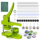 Máquina para hacer chapas NantFun de 2.25" kit DIY verde