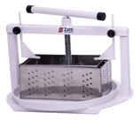 Maquina Prensa Queijo Quadrada 02 Formas Inox Zatti Retangular