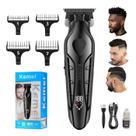 Máquina Profissional Cabelo Barba Aparador Recarregável