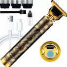 Máquina Profissional Corte Cabelos Barba Desenhos Lâminas Aço Carbono Dragon