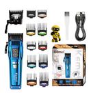 Maquina Profissional Kemei DLC-Fixed Blad 9000RPM KM 2796 Bat 4600mAh Potente 10W