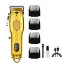 Maquina Profissional Visor Led Dourada Bivolt