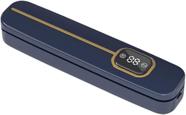 Máquina seladora a vácuo digital automática azul 690g