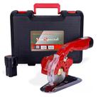 Maquina sem fio para cortar tecidos de 4 polegadas e disco octogonal bivolt marca sun special