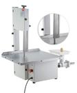 Máquina Serra Fita De Bancada 1,81m Com Moedor Boca 8 Bivolt 110v 220v Carne Osso Peixe Congelados Modelo 1040 Malta