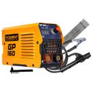 Máquina Solda Inversora Portátil GP 160A 220v mais 250G Eletrodo 6013 3,25mm Pró Euro