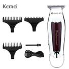 Maquininha Aparadora de Pelos S/Fio Kemei Original Bivolt