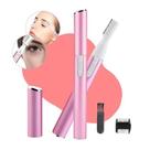 Maquininha Aparar Sobrancelha Feminina Rosa Depilador Elétrico Facial Pelos Finos Acabamento Top Maquininha Aparar Sobrancelha Feminina Rosa Depilador Elétrico Facial Pelos Finos Acabamento Top
