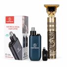 Maquininha Cabelo Dragão Dourada e Aparador Pelos Nariz Kapbom KA3695 Kit Maculino Maquininha Cabelo Dragão Dourada e Aparador Pelos Nariz Kapbom KA3695 Kit Maculino