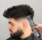 maquininha corte acabamento cabelo barba e pelos com visor retro