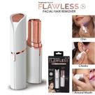 Maquininha De Depilar Rosto Feminina Recarregável USB Design Batom Removedor Pelos Sem Cortes
