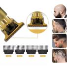 Maquininha Dragão Dourada para Barba e Bigode Perfeitos