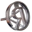 Marca De Gado Letra R - Estilo Rei Do Gado - Inox 7 Cm