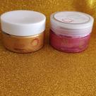 Marca facial ouro e diamante