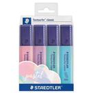 Marca texto 4 cores pastel classic Staedtler Marca texto 4 cores pastel classic Staedtler