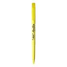Marca Texto Bic Amarelo - Embalagem com 12 Unidades