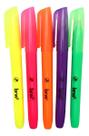 Marca Texto BRW Fluorescente Cores Sortidas 5 unid. - CA2010 Marca Texto BRW Fluorescente Cores Sortidas 5 unid. - CA2010